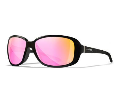 Wiley X Affinity Captivate Polarized Rose Gold Mirror/ Gloss Black?>