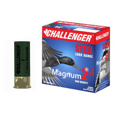 Challenger 12 Ga Magnum 2 3/4", #4, 1 1/8 oz, 1450 fps, 25 Rnds?>