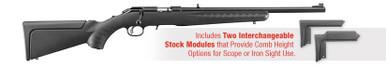 Ruger American, 22 Mag, 18" Barrel, Black Synthetic?>