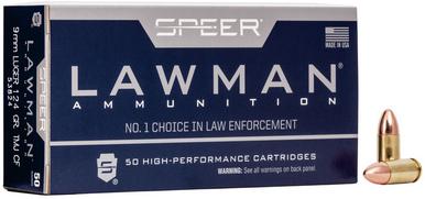 Speer Lawman Clean-fire 9mm 124gr TMJ, 50 Rds?>