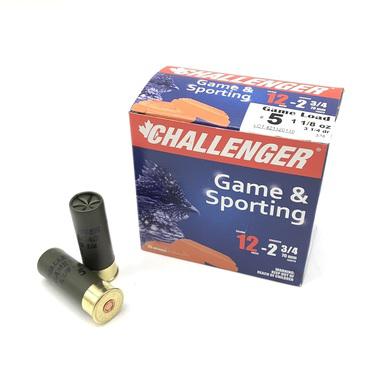 Challenger Sporting 12 Ga, 2 3/4", #5 Shot, 25 Rds?>