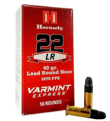 Hornady Rimfire Varmint 22 LR, 40 Gr, LRN, 50 Rds?>