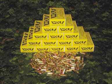 Wolf 9mm, 124gr TMJ, 250 rounds?>