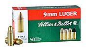 Sellier & Bellot 9mm Luger 124gr FMJ, 50 per box?>