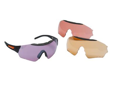 Beretta Puull Eyeglasses, 3 Lenses, Scarlet, Purple and Light Magenta?>