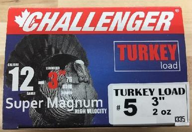 Challenger  Turkey Load, 12ga 3" 2oz, #5, Box of 10?>
