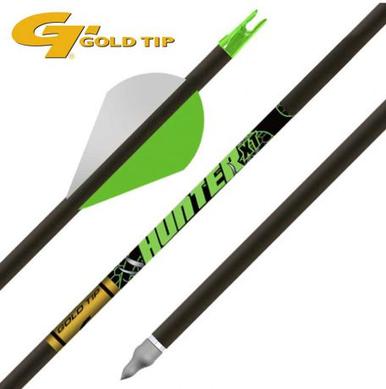 Gold Tip Hunter Series XT 500 Spine, 30" Arrow with Accu-Lite Insert, 12 Pack?>