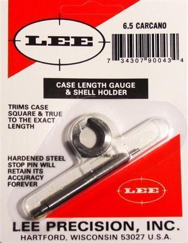 Lee Precision 6.5 Carcano Case Length Gauge & Shell Holder?>