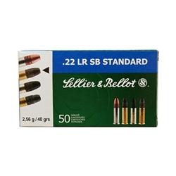 Sellier & Bellot 22LR, SB Standard, 40gr Lead RN, 50 Rounds?>