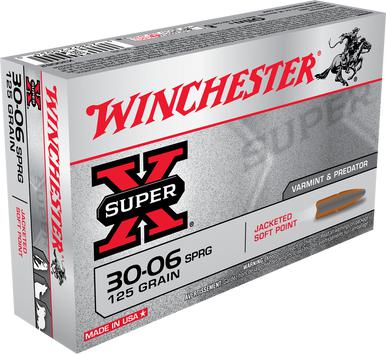 Winchester Super X 30-06 SPRG, 125 Gr, JSP, 20 Rds?>