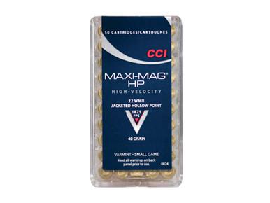 CCI 22 WMR Maxi-Mag 40gr JHP Box of 50?>