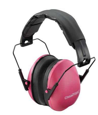 Champion Slim Fit Ear Muffs - Passive, 21 dB, Pink?>