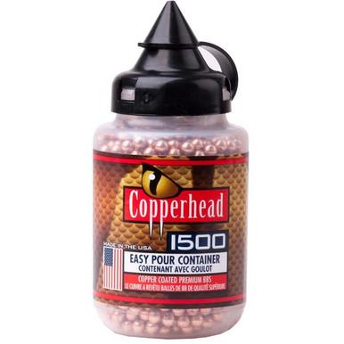 Crosman Copperhead BBs .177 Cal 1500 Pc, Stainless Steel, Copper Coated?>
