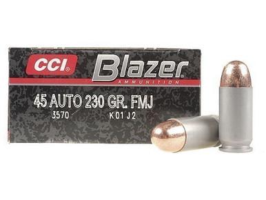 CCI Blazer Aluminum Cased 45 ACP 230gr FMJ Box of 50 Rounds?>
