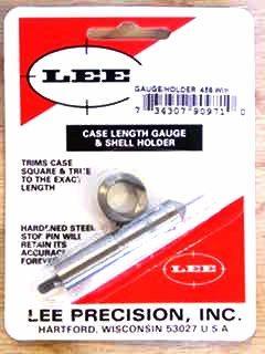 Lee Precision 458 Win Mag Case Gauge & Shell Holder?>