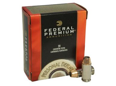 Federal Personal Defense 40 S&W, 155gr Hydra-Shok JHP, Box of 20?>