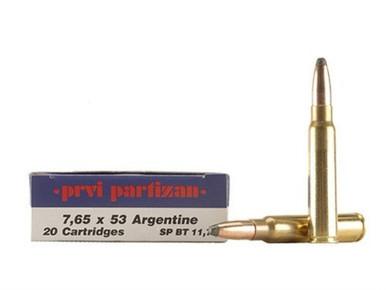 Prvi Partizan 7.65mm Argentine Mauser, 180gr SP, Box of 20?>