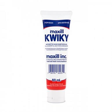 Maxill Kwiky Hand Sanitizing Gel, 60 mL Tube?>