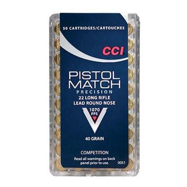 CCI 22LR 40gr Pistol Match, Box of 50?>