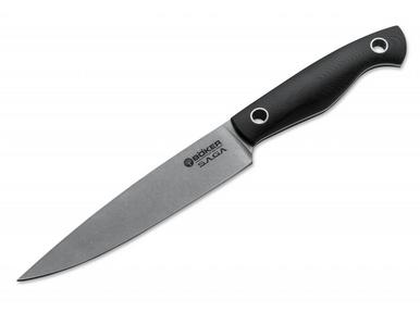 Boker Saga Utility Knife, G10 Stonewash?>