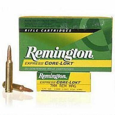 Remington Express 7mm Rem Mag 20 Rounds 140 Grain Core-Lokt PSP?>