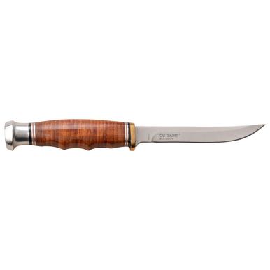 Elk Ridge Outskirt Hunter 4" Fixed Knife with Leather Sheath?>