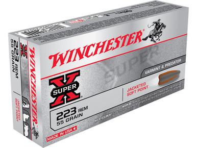Winchester Super-X 223 Rem, 55gr PSP, Box of 20?>