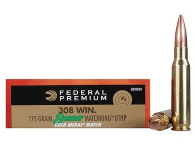 Federal Premium Gold Medal 308 WIN, 175gr Sierra Match King BTHP?>