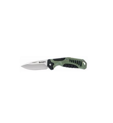 Remington Buck Knife, 3.25" Blade Folding, Green?>