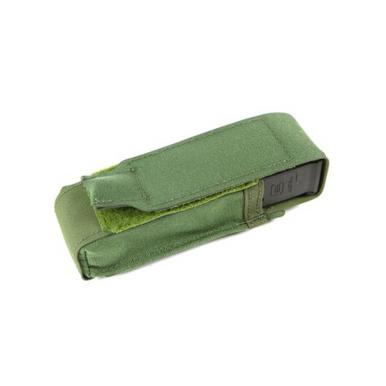 BFG Single Pistol Mag Pouch with Velcro Closure, OD Green?>