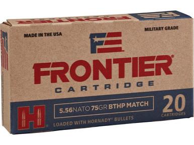 Frontier Cartridges 5.56 Nato 75gr BTHP Match, Box of 20?>