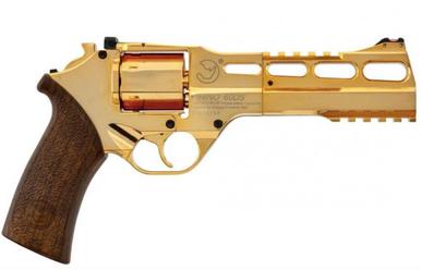 Chiappa Rhino .177" (4.5mm) 60DS Air CO2 Revolver, 6" Barrel, Gold?>