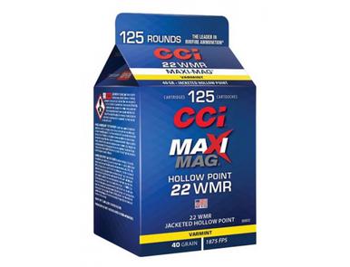 CCI 22 WMR  Maxi Mag, 40 Gr, JHP, 125 Rds?>