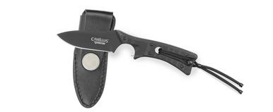 Camillus Tyrant 3" Fixed Blade W Leather Sheath and Sharpener?>