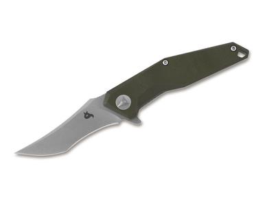 Fox Knives BlackFox Kravi Green G10 Pocket Knife?>