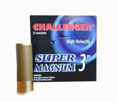 Challenger Super Magnum 12 Ga, 3", 1 1/8 Oz, BB, 25 Rds?>