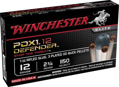 Winchester 12 Ga PDX1 Defender 1oz Slug/Buckshot, 2 3/4", 10 Rds?>