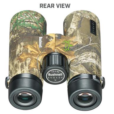 Bushnell Engage X Binoculars, 10 X 42mm, Real Tree Camo?>