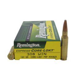 Remington Core-Lokt 308 Win 180gr SP Box of 20?>