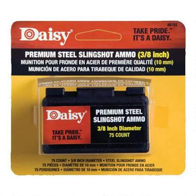 Daisy Premium Steel Slingshot Ammo 3/8" Dia, 70 Count?>
