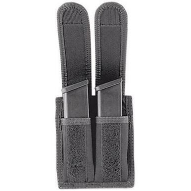 Uncle Mike's Universal Double Mag Pouch Nylon, Blk?>