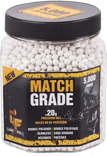 Game Face White 6 mm Airsoft BB's, 20 g, 5000 Ct?>