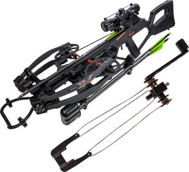 Bear Archery Intense CD Crossbow with Cocking Crank, 400fps?>