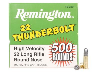 Remington Thunderbolt HV 22LR, 40 Gr, LRN, 500 Rounds, Bulk?>