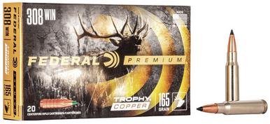 Federal Trophy Copper .308 Win, 165 Gr, 20 Rds?>
