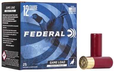 Federal Game-Shok Heavy Field 12g Ga,  2 3/4", 1 1/8 oz, #4 Lead, 25 Rnds?>