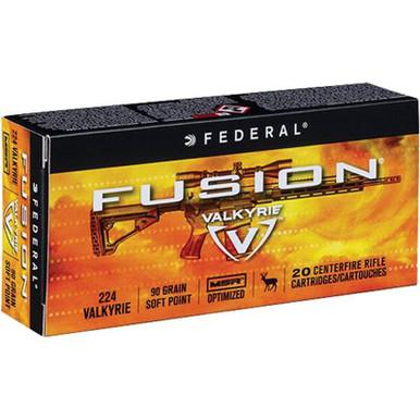 Federal Fusion .224 Valkyrie SP, 90 Gr, 20 Rds?>
