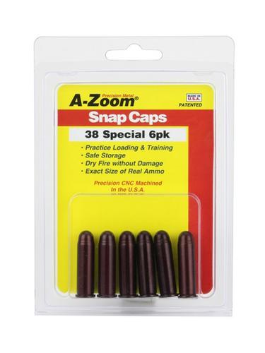 A-Zoom 38 Spec Snap Caps, 6 Pk?>