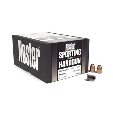 Nosler Sporting Handgun Bullets 10mm (.400") Caliber, 150 Gr JHP, Box of 250?>