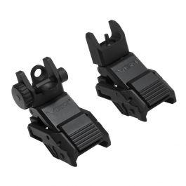 NcSTAR Picatinny Pro Series Flip-Up Front and Rear Sights (Combo)?>
